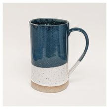Load image into Gallery viewer, Beer Stein - Teal &amp; White
