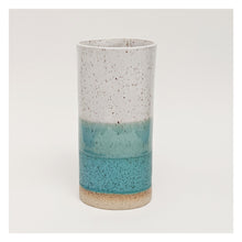Load image into Gallery viewer, Tall Tumbler - Turquoise &amp; White
